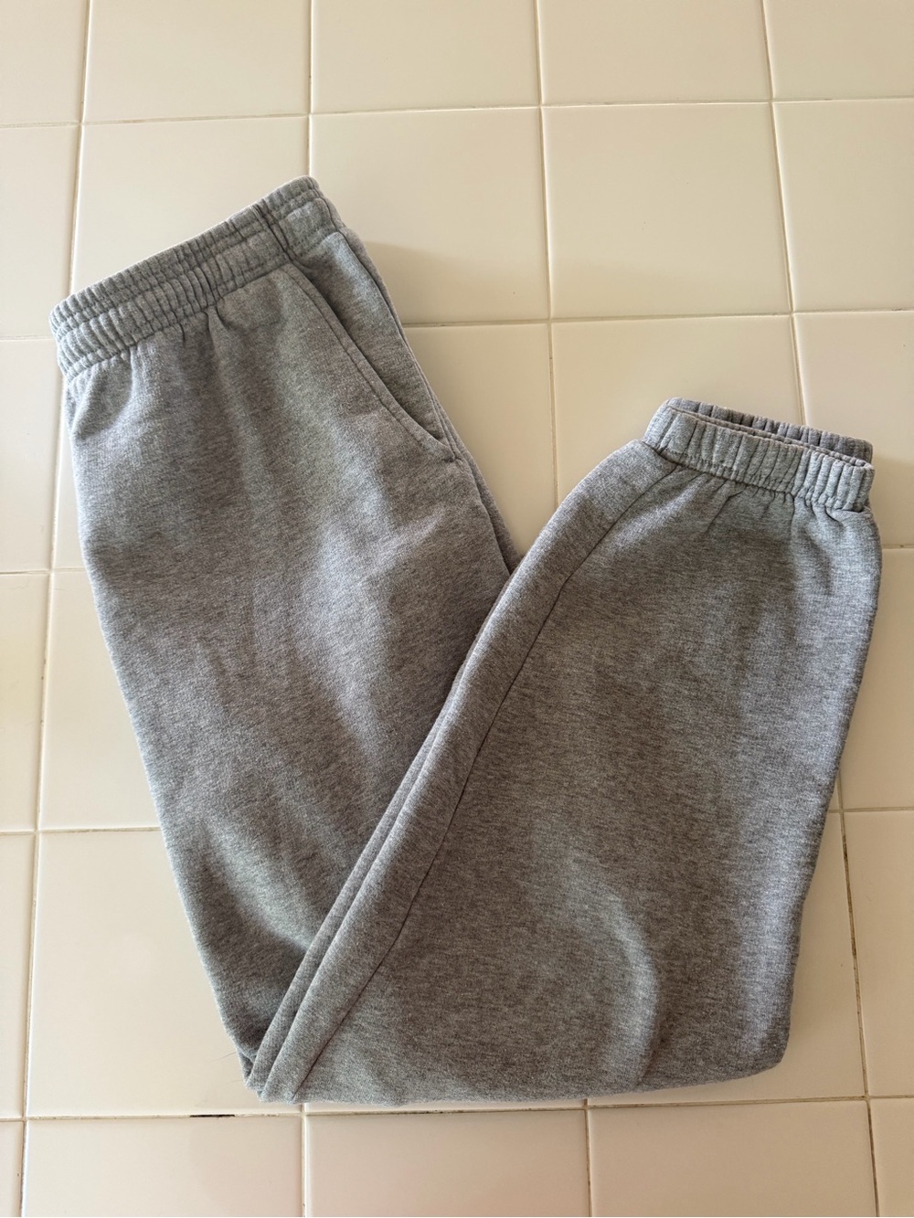 Aritzia TNA The Super Fleece Joggers Grey Sweatpants M